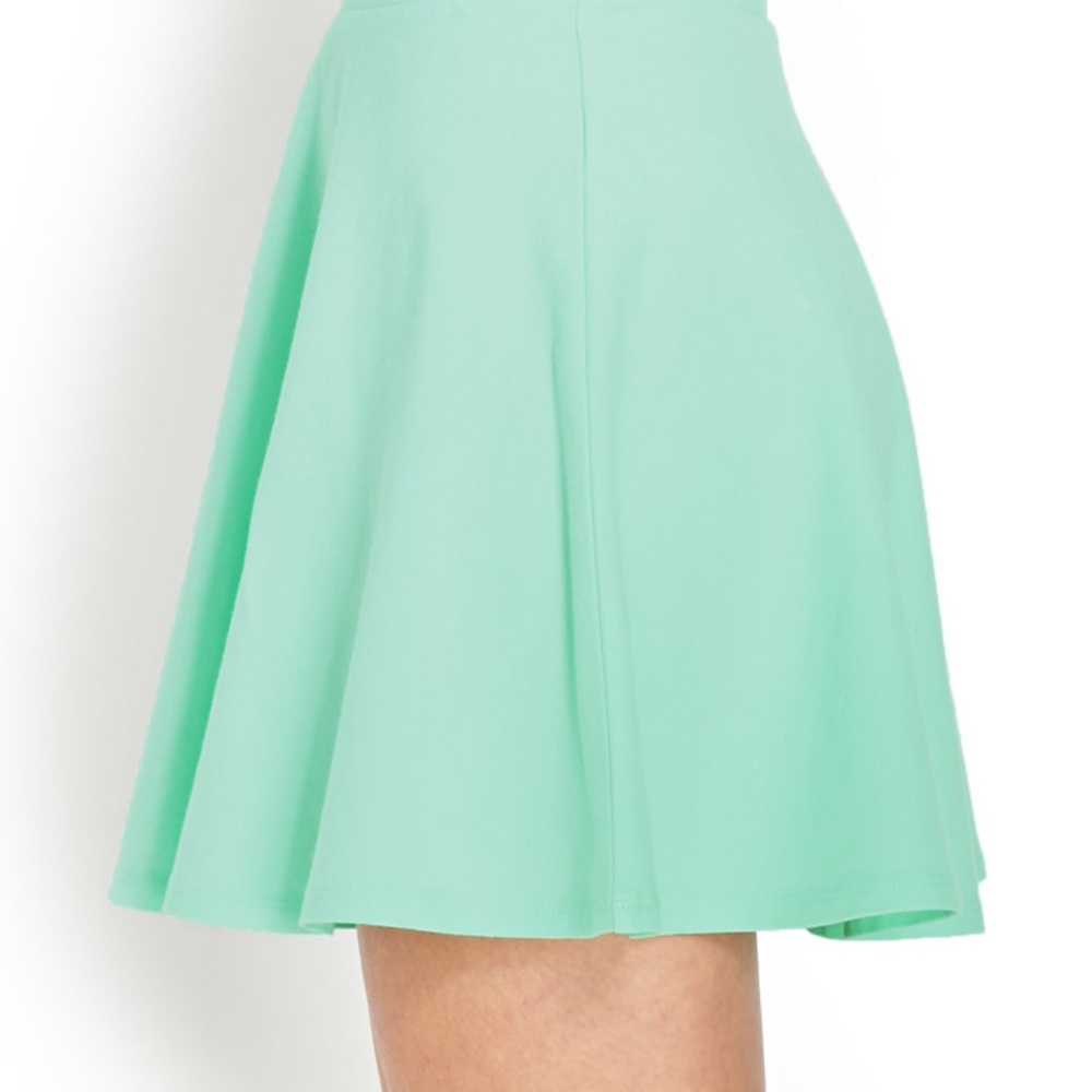 Forever 21 exclusive minty green skirt